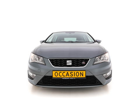 SEAT Leon 2.0 TDI FR Connect Aut. *LEATHER-MICROFIBRE | NAVI-FULLMAP | SPORT-SEATS | SEAT-SOUND | AMBIENT-LIGHT |  ECC | SHIFT-PADDLES | PDC | CRUISE | 17''ALU*