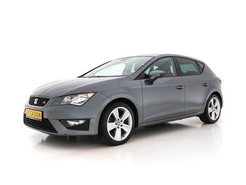 SEAT Leon 2.0 TDI FR Connect Aut. *LEATHER-MICROFIBRE | NAVI-FULLMAP | SPORT-SEATS | SEAT-SOUND | AMBIENT-LIGHT |  ECC | SHIFT-PADDLES | PDC | CRUISE | 17''ALU*