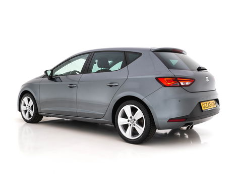 SEAT Leon 2.0 TDI FR Connect Aut. *LEATHER-MICROFIBRE | NAVI-FULLMAP | SPORT-SEATS | SEAT-SOUND | AMBIENT-LIGHT |  ECC | SHIFT-PADDLES | PDC | CRUISE | 17''ALU*
