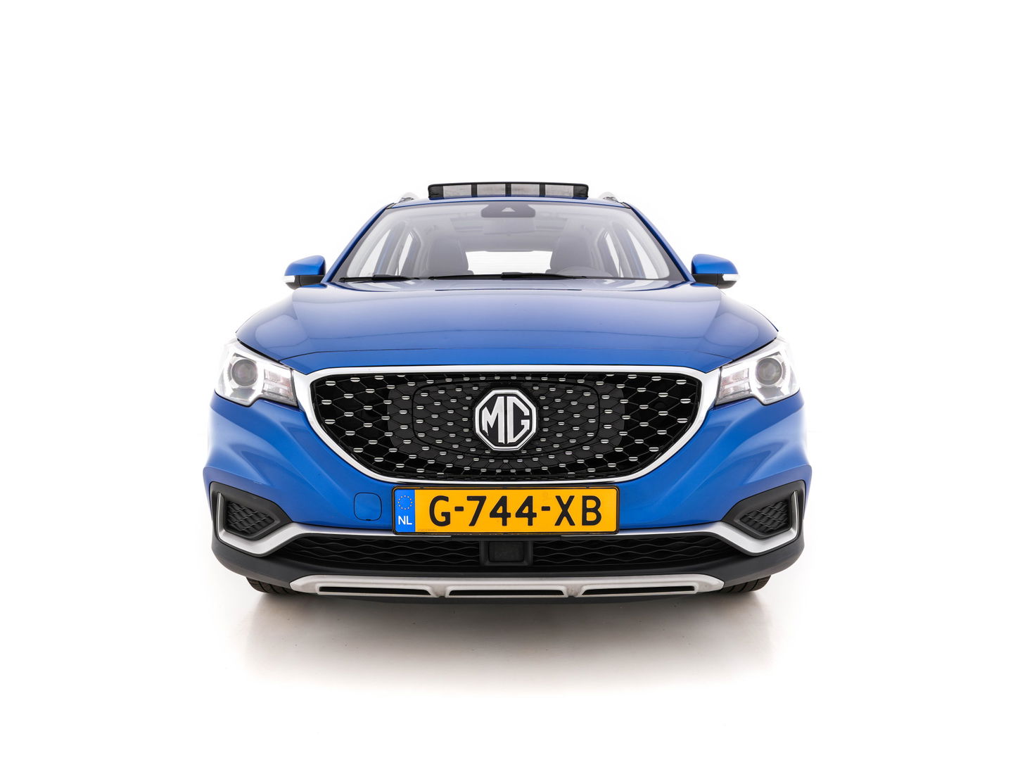 MG Mg Zs EV Luxury 45 kWh (INCL-BTW) *PANO | FULL-LEATHER | CCS-FASTLOADER | KEYLESS | NAVI-FULLMAP | ADAPTIVE-CRUISE | CAMERA | HEATED-SPORT-SEATS | CARPLAY | BLINDSPOT | DAB | LANE-ASSIST | 17"ALU*