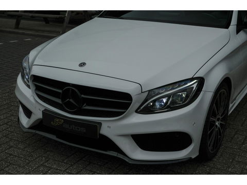 Mercedes-Benz C-Klasse C200 AMG 184pk Panoramadak Burmester Night pakket 19" LMV Command Full led