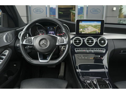 Mercedes-Benz C-Klasse C200 AMG 184pk Panoramadak Burmester Night pakket 19" LMV Command Full led