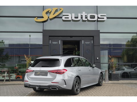 Mercedes-Benz C-Klasse Estate C300e AMG 313pk Hybrid Panoramadak Massage Digital light Trekhaak elektrisch MBUX
