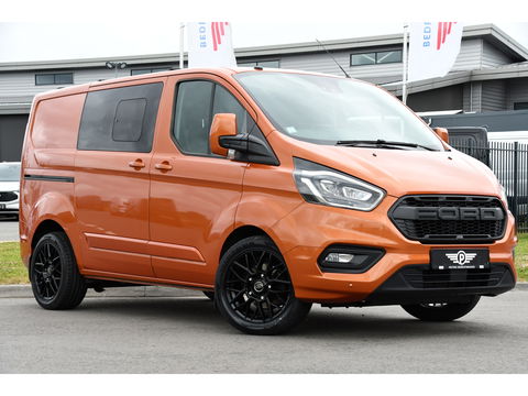 Ford Transit Custom 300 2.0 TDCI L1H1 Limited DC Raptor Edition Cruise, Camera, Carplay, 2 x Schuifdeur, Stoelverwarming, 170PK, Automaat, Uniek!