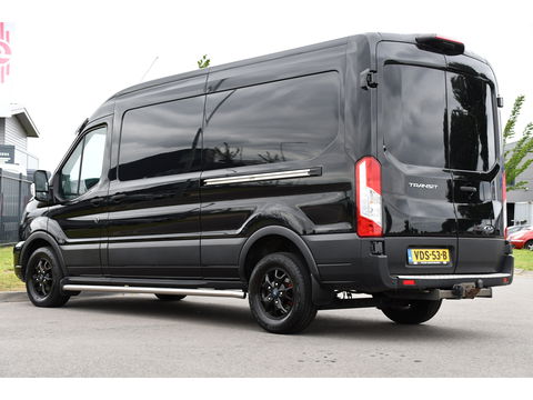 Ford Transit 350 2.0 TDCI L3H2 Black Edition Limited Cruise, Camera, Carplay, 185PK, 2 x Schuifdeur, Trekhaak, Xenon, Uniek!
