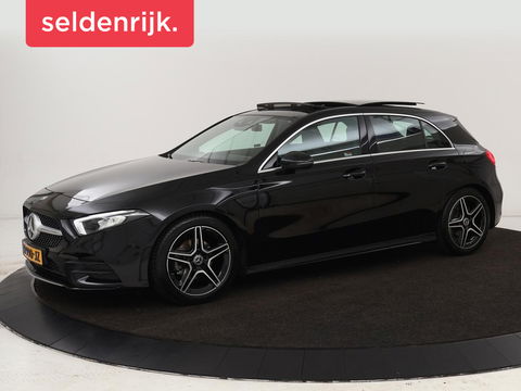 Mercedes-Benz A-Klasse 180 AMG | Panoramadak | Stoelverwarming | Carplay | Widescreen | Leder/Alcanatara | Navigatie | Full LED | Park Assist