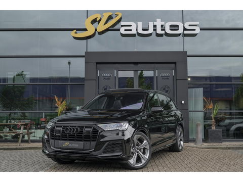 Audi Q7 55 TFSIe 380pk Quattro Panoramadak Luchtvering RS-Leder ACC BlackOptic VirtualCockpit Navi-High Matrix Keyless Camera 22''
