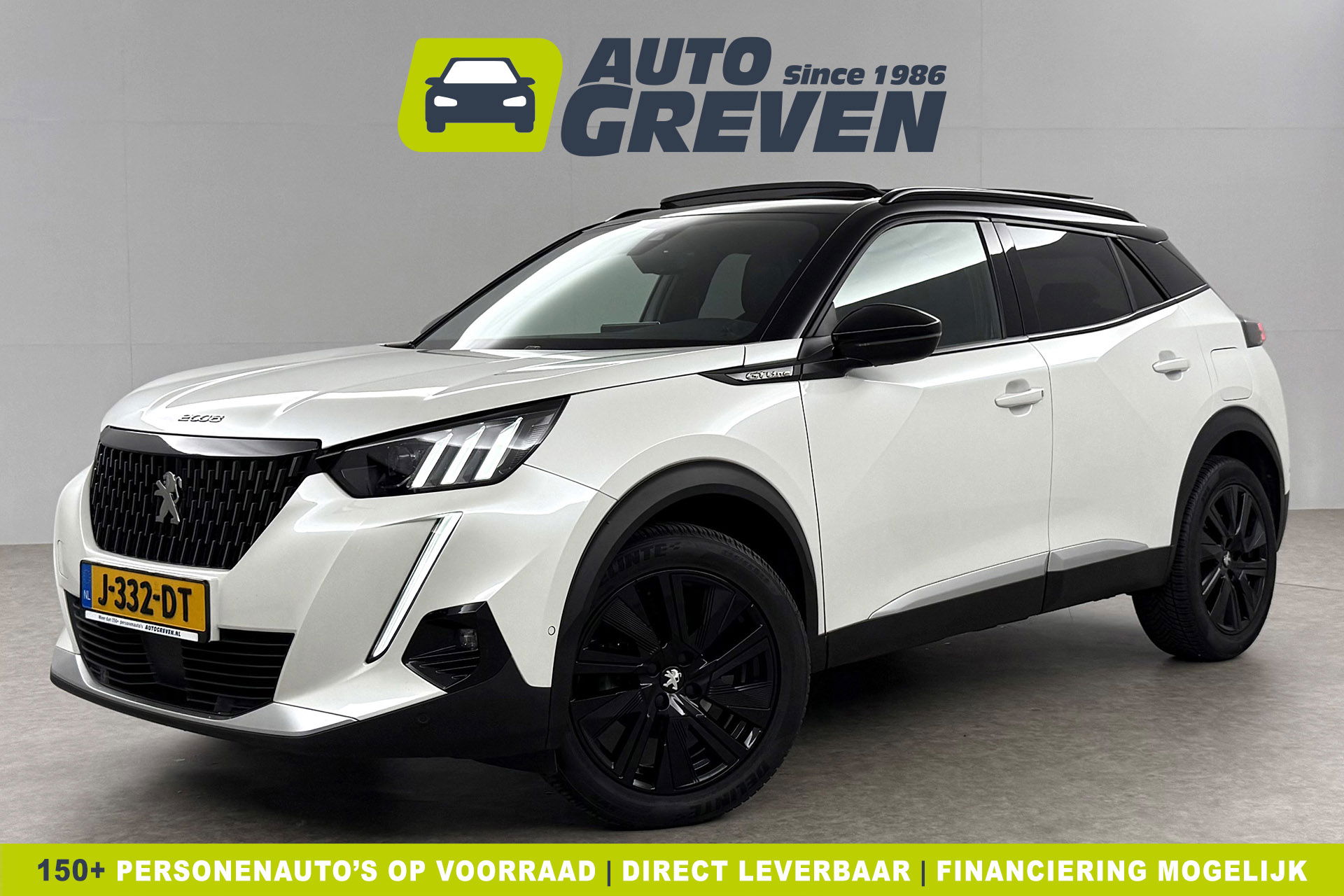 Peugeot 2008 1.2 PureTech GT-Line Pano Sfeer LED Virtual 360 Camera Carplay Clima Cruise Navi 18"LMV PDC