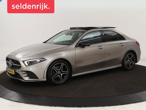 Mercedes-Benz A-Klasse 200 Business Solution AMG | Panoramadak | Stoelverwarming | Matrix LED | Carplay | Memory | Trekhaak | Leder/Alcantara | Widescreen | Navigatie