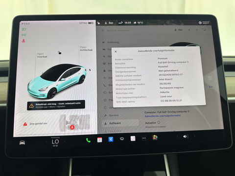 Tesla Model 3 Long Range AWD 75 kWh [ 3-Fase ] Aut. *PANO | AUTO-PILOT | LUXURY-LEATHER | KEYLESS | FULL-LED | MEMORY-PACK | SURROUND-VIEW | DAB | CARPLAY | DIGI-COCKPIT | LANE-ASSIST | COMFORT-SEATS | 18"ALU*