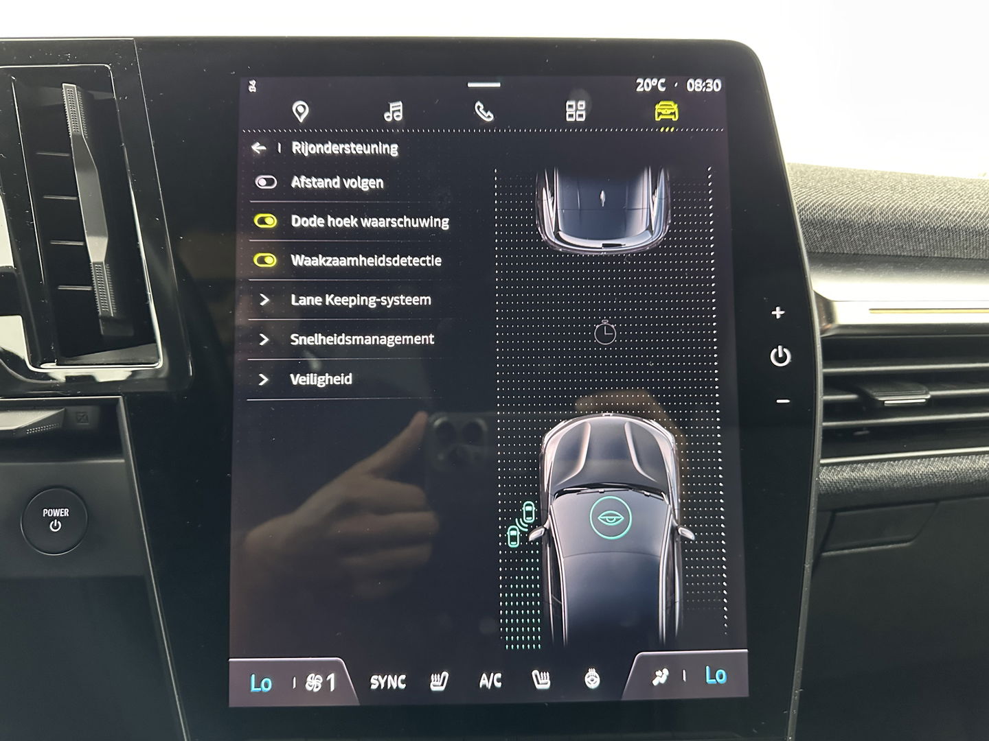Renault Mégane E-Tech EV60 Optimum Charge Techno [ 3-Fase ] *HEAT-PUMP | F1/2LEATHER | FULL-LED | ADAPTIVE-CRUISE | BLIND-SPOT | TOP-VIEW | KEYLESS | SPORT-SEATS | DAB+ |  NAVI-FULLMAP | DIGI-COCKPIT | 20''ALU | TOWBAR*