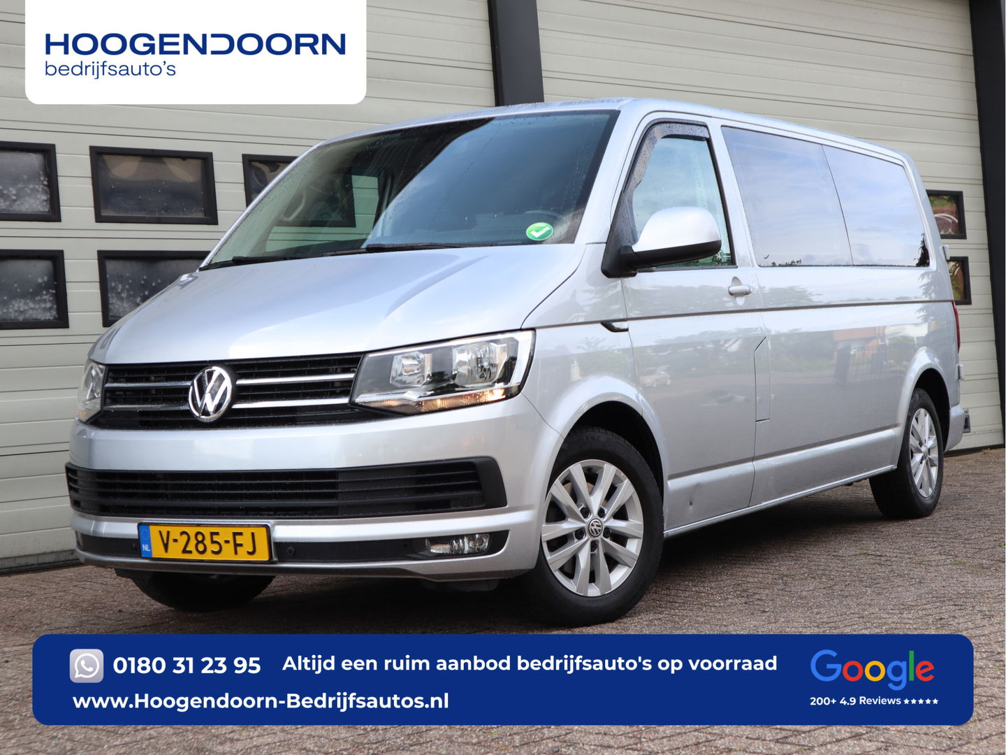 Volkswagen Transporter 2.0 TDI 102pk L2 Lang DC 5 Pers. - Navi - PDC