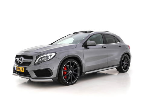 Mercedes-Benz GLA AMG 45 4MATIC *PANO | XENON | LEATHER-ALCANTARA | MEMORY-PACK | HARMAN/KARDON-AUDIO | KEYLESS |  CAMERA | SPORT-SEATS | HEATED-SEATS | NAVI-FULLMAP | SHIFT-PADDLES  | ECC | PDC | CRUISE | 20''ALU*