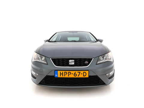 SEAT Leon 2.0 TDI FR Connect Aut. *LEATHER-MICROFIBRE | NAVI-FULLMAP | SPORT-SEATS | SEAT-SOUND | AMBIENT-LIGHT |  ECC | SHIFT-PADDLES | PDC | CRUISE | 17''ALU*
