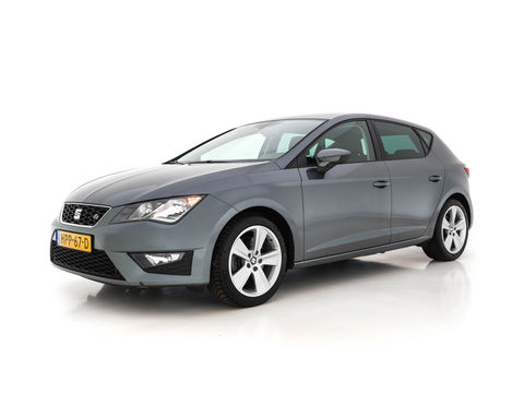 SEAT Leon 2.0 TDI FR Connect Aut. *LEATHER-MICROFIBRE | NAVI-FULLMAP | SPORT-SEATS | SEAT-SOUND | AMBIENT-LIGHT |  ECC | SHIFT-PADDLES | PDC | CRUISE | 17''ALU*