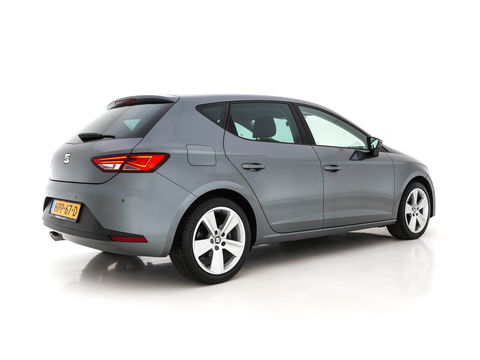 SEAT Leon 2.0 TDI FR Connect Aut. *LEATHER-MICROFIBRE | NAVI-FULLMAP | SPORT-SEATS | SEAT-SOUND | AMBIENT-LIGHT |  ECC | SHIFT-PADDLES | PDC | CRUISE | 17''ALU*