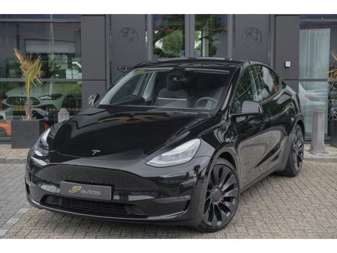 Tesla Model Y Performance 462pk AWD 75 kWh Black edition Panoramadak *BTW* NLauto 1e eigenaar