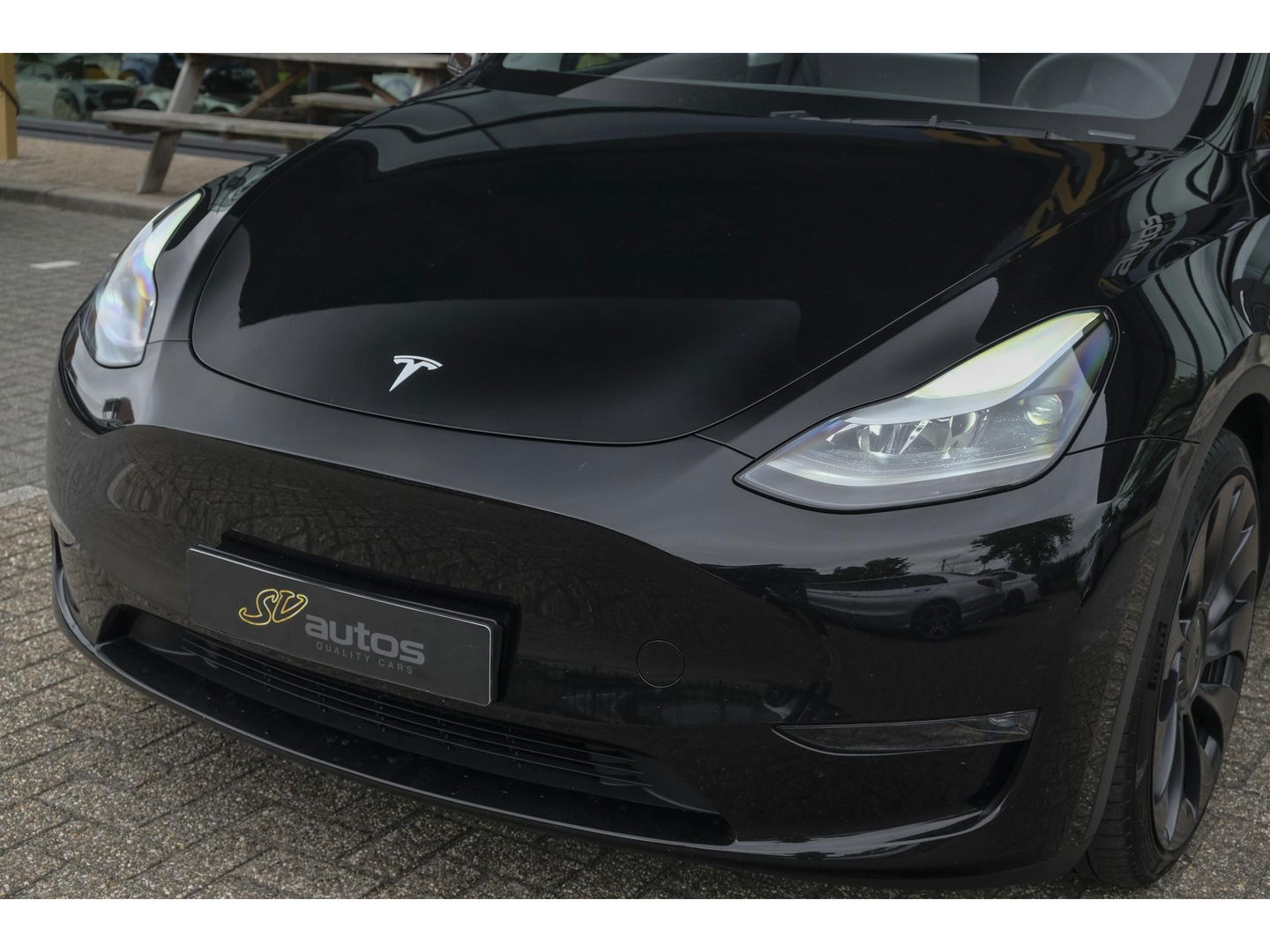 Tesla Model Y Performance 462pk AWD 75 kWh Black edition Panoramadak *BTW* NLauto 1e eigenaar