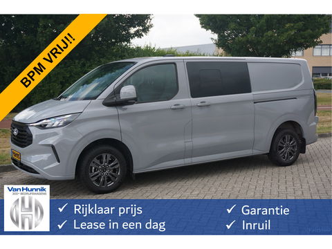 Ford Transit Custom 320L 170PK DC Limited AUT MY2024 Navi, ACC, Trekhaak, 360° Cam, 17" LM, 2x Schuifdeur!! NR. 369