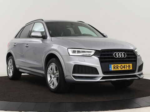 Audi Q3 1.4 TFSI Sport S Line Edition | Origineel NL | Half leder | Trekhaak | Full LED | Sportstoelen | Navigatie | Climate control | Parkeerhulp | Cruise control | Bluetooth | Getint glas