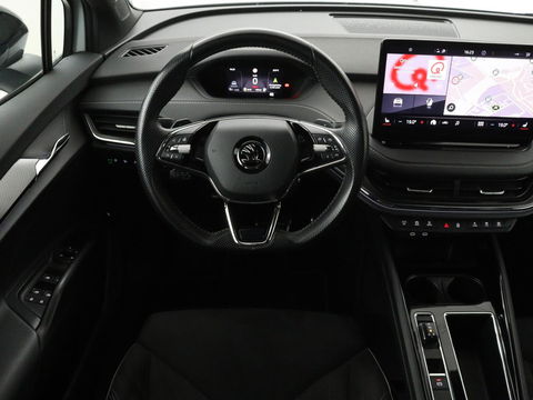 Škoda Enyaq iV 80 Sportline | Stoelverwarming | Adaptive cruise | Trekhaak | Camera | Matrix LED | Carplay | Leder/Alcantara | Keyless | Stuurverwarming