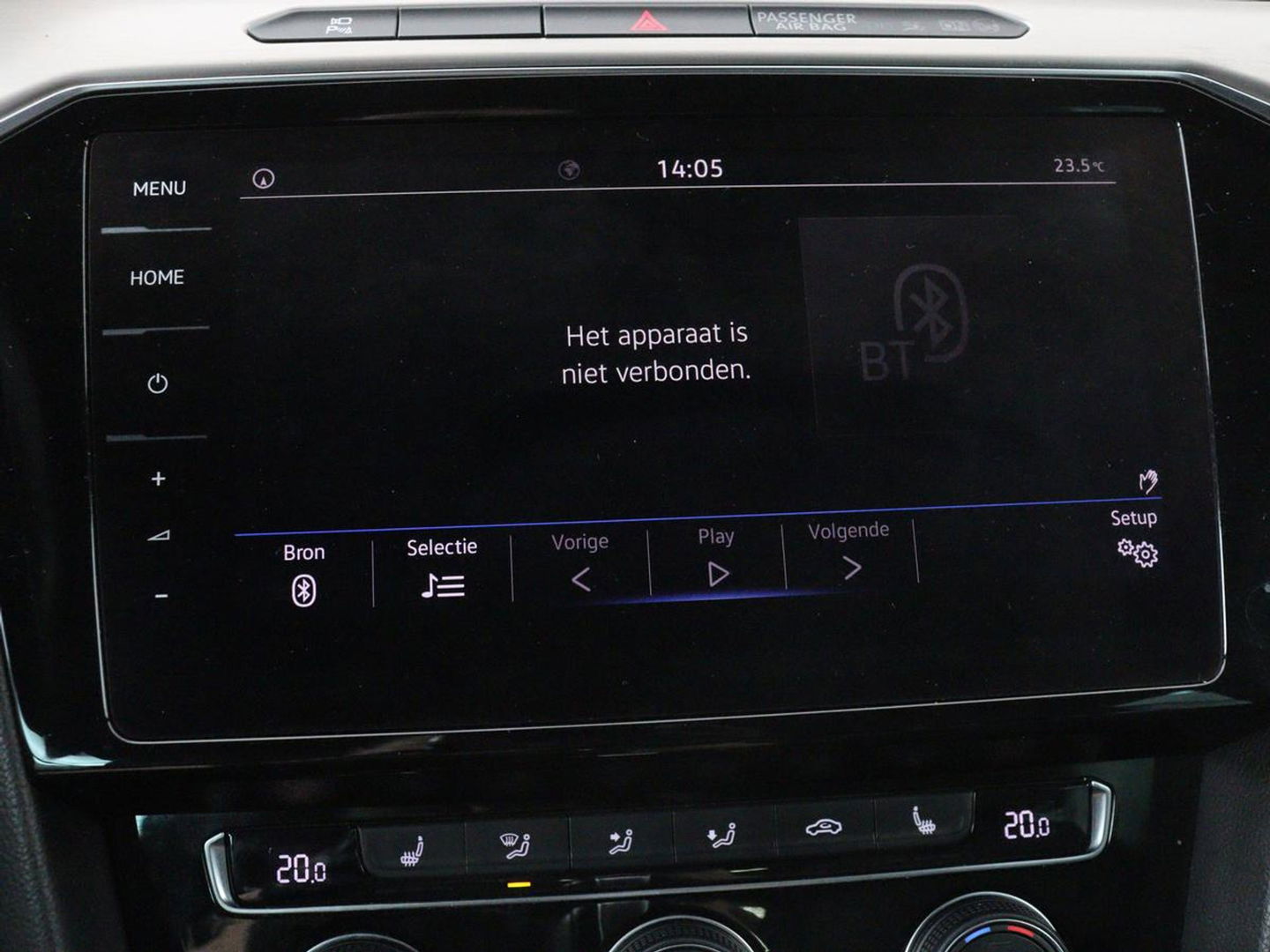 Volkswagen Passat 1.4 TSI R Line | Trekhaak | 360 camera | Stoelverwarming | Leder/Alcantara | Carplay | Adaptive cruise | Navigatie | Full LED | Virtual Cockpit