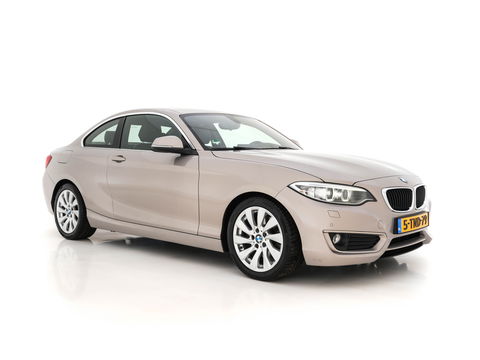 BMW 2 Serie Coupé 220d High Executive Aut. *FULL-LEATHER | XENON | NAVI-FULLMAP | HIFI-SOUND | SPORT-SEATS | KEYLESS | ECC | PDC | CRUISE | 17''ALU*