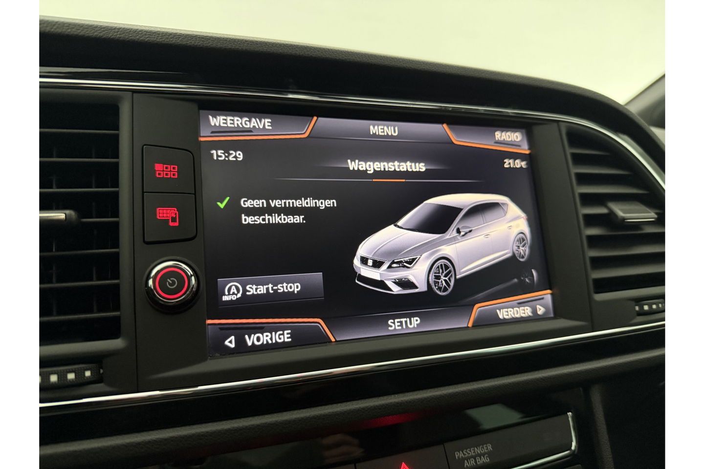 SEAT Leon 2.0 191PK TSI FR Pano Sfeer LED Virtual Carplay Camera Clima Cruise Navi PDC 18''LMV