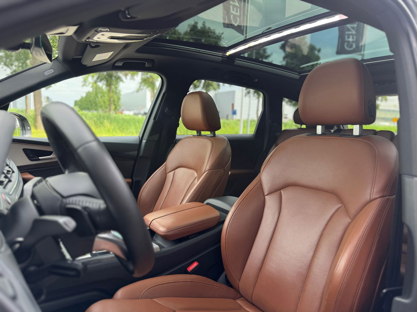 Audi SQ7 4.0 TDI Quattro Pro Line + 435PK|Pano|Camera|Luchtvering|Leder|Keyless|Ambient Light|Stoelverwarming