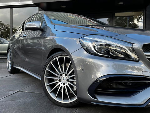 Mercedes-Benz A-Klasse 45 AMG 4MATIC 381PK|Pano|Armytrix|Camera|Leder|Navi|Cruise Control