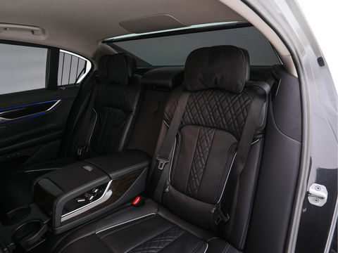 BMW 7 Serie 745e High Executive (INCL-BTW) *LASER-LED | EXCLUSIV-NAPPA-LEATHER | HEAD-UP | SOFT-CLOSE | BLIND-SPOT | MEMORY-PACK | DIGI-COCKPIT | KEYLESS | DAB+ | CAMERA | COMFORT-SEATS | AMBIENT-LIGHT | DAB | CARPLAY | 18"