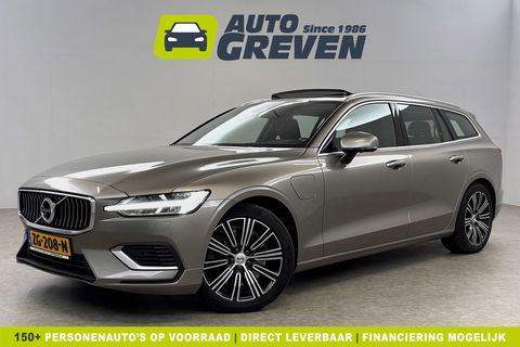 Volvo V60 2.0 T8 Twin Engine AWD Inscription 304PK Pano Harman/Kardon Trekhaak Memory Head-up LED Virtual Stoelverwarming/Stoelventilatie Cruise Carplay Camera Navi 18"LMV