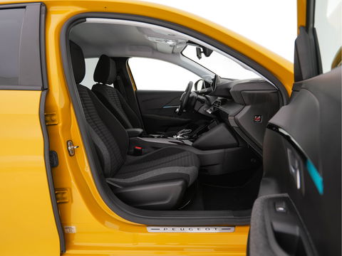 Peugeot e-208 EV Blue Lease Allure 50 kWh (INCL-BTW) *FULL-LED | DIGI-COCKPIT | NAVI-FULLMAP | KEYLESS | CCS-FASTLOADER | CAMERA | 1/2 LEDER | ECC | PDC | APP.CONNECT | LANE-ASSIST | CRUISE | COMFORT-SEATS | 16"ALU*