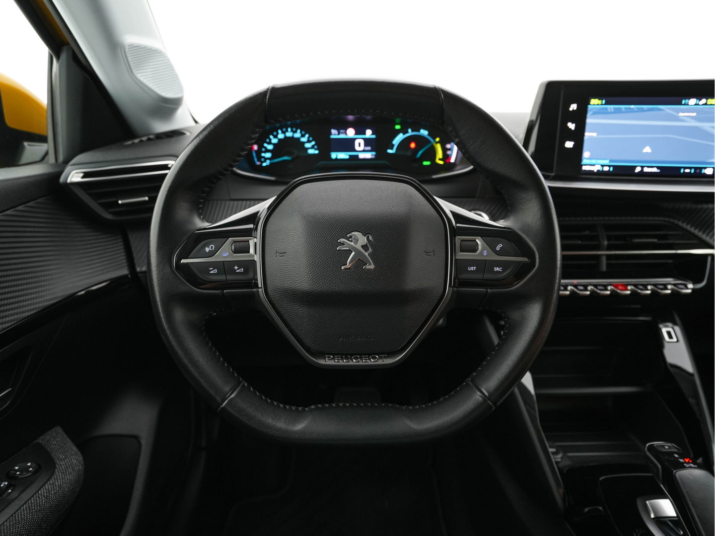 Peugeot e-208 EV Blue Lease Allure 50 kWh (INCL-BTW) *FULL-LED | DIGI-COCKPIT | NAVI-FULLMAP | KEYLESS | CCS-FASTLOADER | CAMERA | 1/2 LEDER | ECC | PDC | APP.CONNECT | LANE-ASSIST | CRUISE | COMFORT-SEATS | 16"ALU*