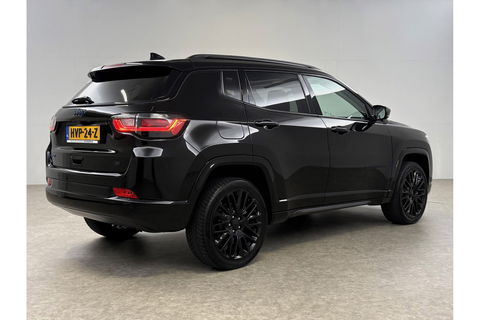 Jeep Compass 4xe 239PK Plug-in Hybrid Electric S Pano LED Carplay Virtual Camera Clima Cruise Navi PDC 19''LMV Stuur/Stoelverwarming