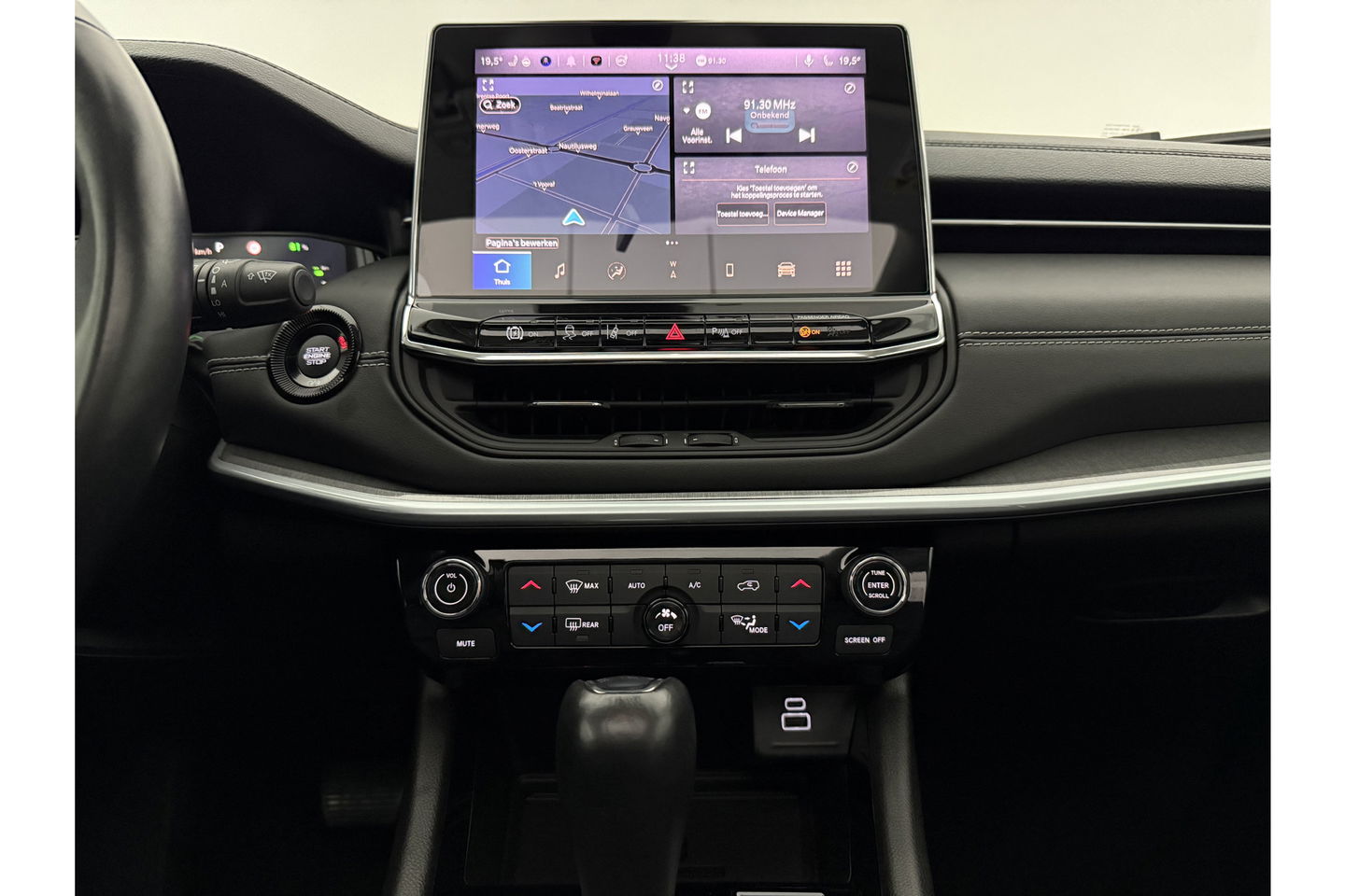 Jeep Compass 4xe 239PK Plug-in Hybrid Electric S Pano LED Carplay Virtual Camera Clima Cruise Navi PDC 19''LMV Stuur/Stoelverwarming