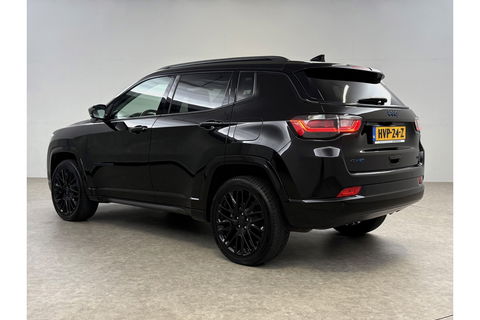 Jeep Compass 4xe 239PK Plug-in Hybrid Electric S Pano LED Carplay Virtual Camera Clima Cruise Navi PDC 19''LMV Stuur/Stoelverwarming