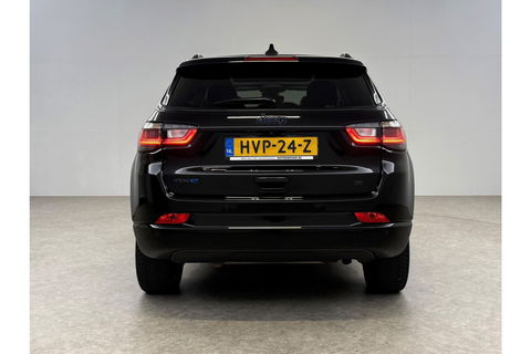 Jeep Compass 4xe 239PK Plug-in Hybrid Electric S Pano LED Carplay Virtual Camera Clima Cruise Navi PDC 19''LMV Stuur/Stoelverwarming