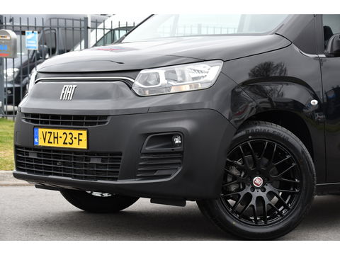 Fiat E-Doblò 136 L1 50 kWh Black Edition Cruise, Sensoren, Clima, Carplay, 136PK, Uniek!