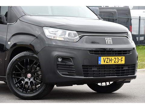 Fiat E-Doblò 136 L1 50 kWh Black Edition Cruise, Sensoren, Clima, Carplay, 136PK, Uniek!