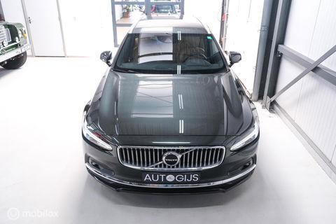 Volvo V90 2.0 B4 Business Pro | Massage | Trekhaak | Stoelkoeling | Pine grey | NL auto NAP | Camera | Leder | LED | Rijklaar |