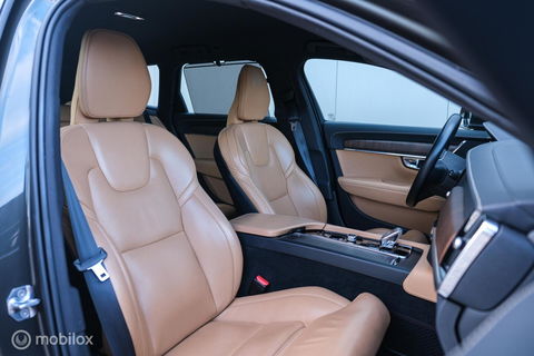 Volvo V90 2.0 B4 Business Pro | Massage | Trekhaak | Stoelkoeling | Pine grey | NL auto NAP | Camera | Leder | LED | Rijklaar |