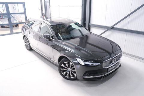 Volvo V90 2.0 B4 Business Pro | Massage | Trekhaak | Stoelkoeling | Pine grey | NL auto NAP | Camera | Leder | LED | Rijklaar |