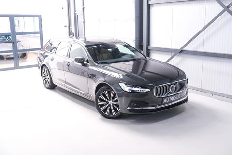 Volvo V90 2.0 B4 Business Pro | Massage | Trekhaak | Stoelkoeling | Pine grey | NL auto NAP | Camera | Leder | LED | Rijklaar |