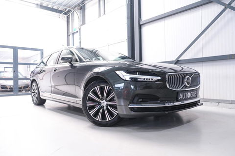 Volvo V90 2.0 B4 Business Pro | Massage | Trekhaak | Stoelkoeling | Pine grey | NL auto NAP | Camera | Leder | LED | Rijklaar |