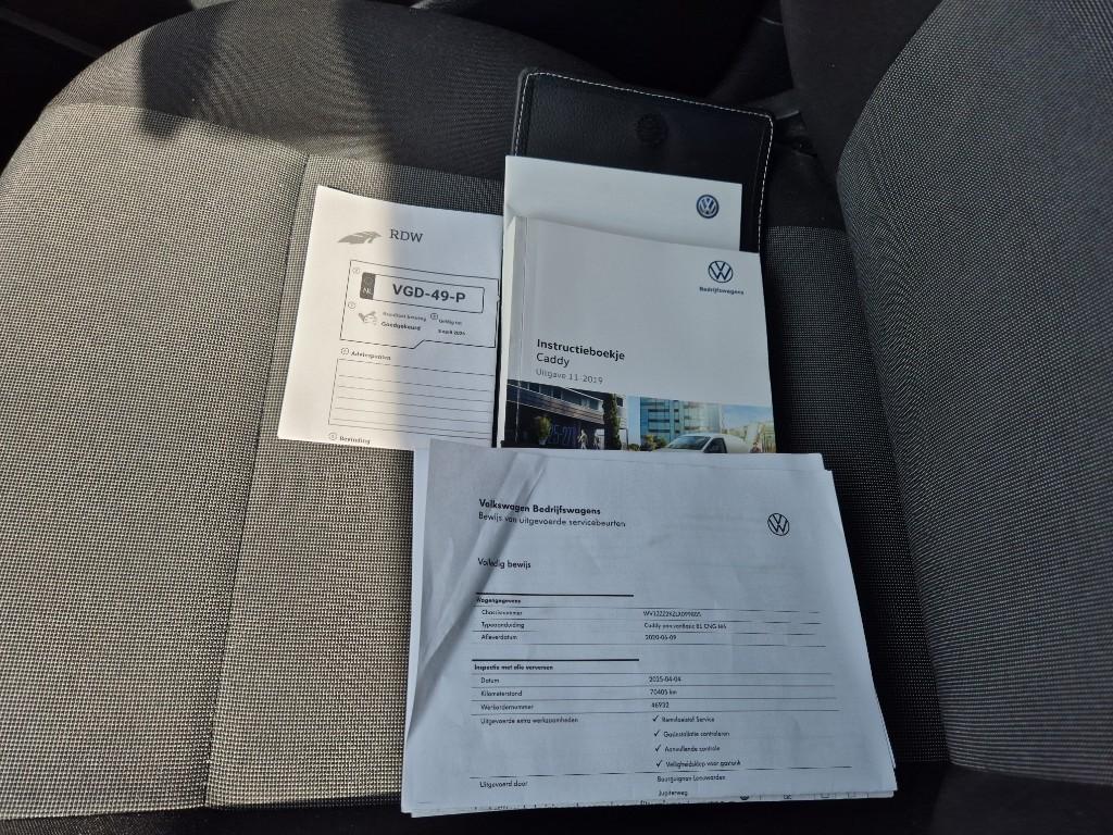 Volkswagen Caddy 1.4 TGI L1H1 EcoFuel Trendline AIRCO / CRUISE CONTROLE / TREKHAAK / EURO 6 / BENZINE / AARDGAS