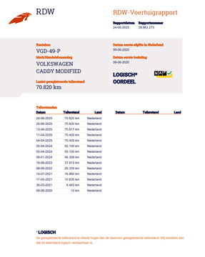 Volkswagen Caddy 1.4 TGI L1H1 EcoFuel Trendline AIRCO / CRUISE CONTROLE / TREKHAAK / EURO 6 / BENZINE / AARDGAS