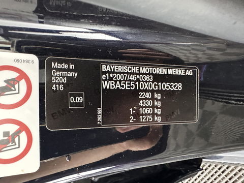 BMW 5 Serie 520d M Sport Edition Aut. *PANO | FULL-LEATHER | XENON | MEMORY-PACK | DIGI-COCKPIT | NAVI-FULLMAP | HIFI-SOUND | COMFORT-SEATS | ECC | PDC | CRUISE | 18''ALU*