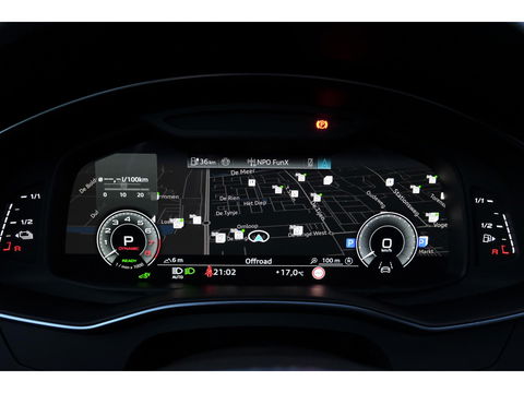 Audi A6 Avant 50 TFSIe 300pk Quattro S-line Facelift Panoramadak Bang&Olufsen *BTW* Trekhaak elec. Ascari blauw S6 diffusor Black pack