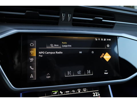 Audi A6 Avant 50 TFSIe 300pk Quattro S-line Facelift Panoramadak Bang&Olufsen *BTW* Trekhaak elec. Ascari blauw S6 diffusor Black pack